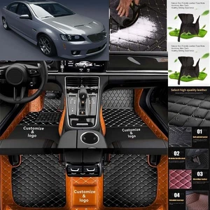 For Pontiac G8 Car Floor Mats Luxury Waterproof Liners Carpets Cargo Custom - Foto 1 di 28