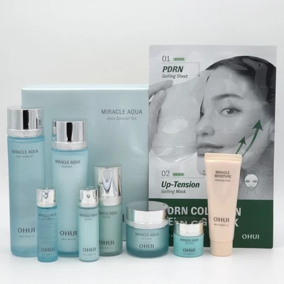 O HUI Miracle Aqua 4pcs Special Set 9 Items Hydrating Moisturizing K-Beauty - Image 1 of 4