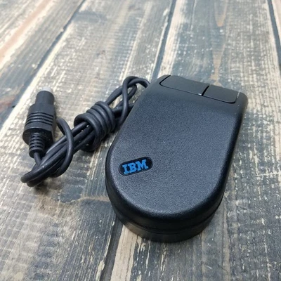 Vintage IBM 2-Button Wired Mouse 95F5443 Roller Ball PS/2 Connector - Image 1 of 3