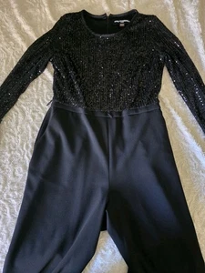 Karl Lagerfield Pullover Pailletten Oberteil weites Bein 12 - Bild 1 von 7