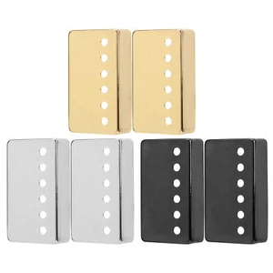 2 pcs BRASS Humbucker Guitar Pickup Cover 49.2MM 50mm 52mm for LP Epiphon Gibson - Picture 1 of 6