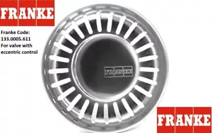 FRANKE strainer basket eccentric valve for kitchen sinks - 3 1/2 inch POPUP - Picture 1 of 5