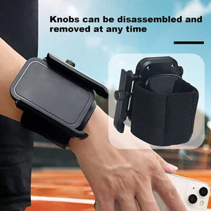 Workout Armbands Cellphone Stand Adjustable Armband Phone Holder Rotating - Zdjęcie 1 z 11