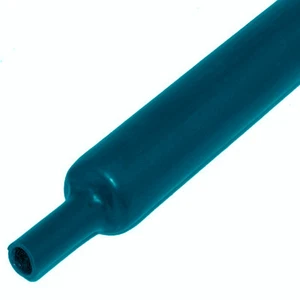 GUAINA TERMORESTRINGENTE SENZA COLLA 2:1 DIAMETRO 3,2 MM BLU PRIMA QUALITA 2 MT - Picture 1 of 1