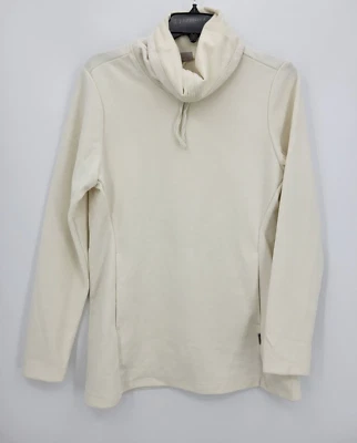 Женский пуловер Columbia Top Размер Small Цвет слоновой кости Воронка Воротник Карманы Открытый Пляжный - Изображение 1 из 4