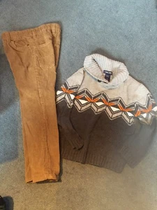 Boys Size 5 2Piece Outfit Cherokee And Carters EUC - Picture 1 of 4