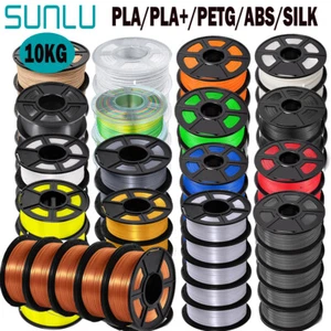 SUNLU 10 KG PETG/PLA/PLA Plus/SILK/ABS/Easy-ABS FILAMENTO PER STAMPANTE 3D 10 KG 1,75 mm - Foto 1 di 49