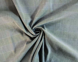 Micro Check Stretch Suiting. 2% elastane, polyester and viscose. Sold per 1/2m - Picture 1 of 3