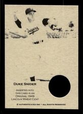#NS0471 DUKE SNIDER 1949 Coin Collector Oddball Card FREE SHIPPING