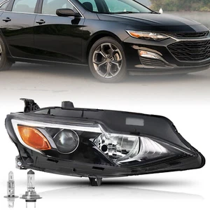 For 2019-2024 Chevy Chevrolet Malibu Halogen Right Headlight Headlamp w/ blubs - Picture 1 of 10