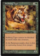 Stalking Tiger *PLAYSET* Magic MtG x4 Mirage SP