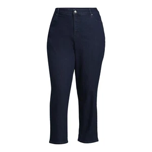 Terra & Sky Women's Plus Size Ultra High Rise Mom Jeans DKWASH Size 20W - Picture 1 of 5
