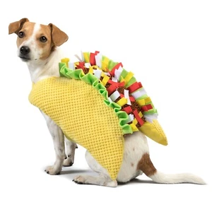 Taco Dog Halloween Costume by Thrills and Chills Size Medium Yellow Funny Party - Picture 1 of 1