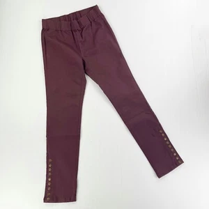 Soft Surroundings Ankle Button Denim Pull On Elastic Waist Jeans Pants Womens XS - Picture 1 of 6