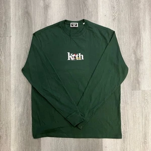 Size Small Kith For Peanuts Long Sleeve Tee Green BRAND NEW - Picture 1 of 2