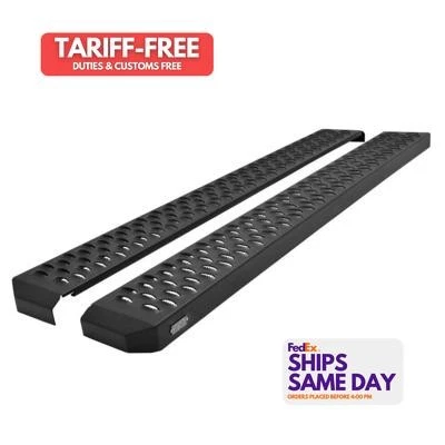 Westin 27-74705, Pair of Grate Running Boards Black Textured Aluminum Performanc - Image 1 of 4