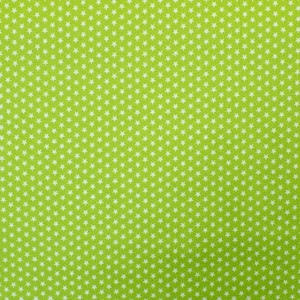 Tela de algodón mini estrellas verde lima telas de moda telas infantiles (precio = 0,5 m) - Imagen 1 de 4