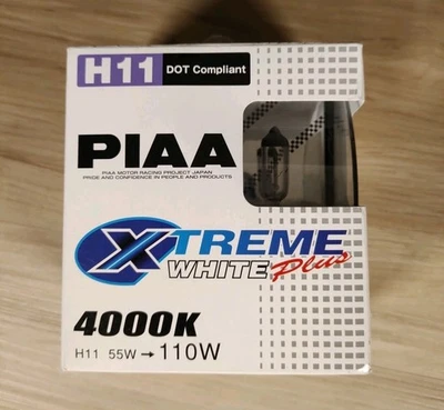 PIAA H11 Xtreme White Plus 4000k Replacement Bulb 15211 - Image 1 of 4