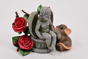 Figura Estatua Ratón con Ángel "Eres un Ángel" Colas Encantadoras 84/144 - Imagen 1 de 7