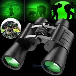 Telescopio Binoculares Zoom Dia 180x100 Vision Nocturna Para Viaje Caza Estuche - Picture 1 of 18