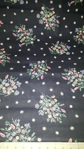 Tessuto sarta vintage telaio stretto anni 50 100% cotone DA CORTILE x larghezza 36" - Foto 1 di 4