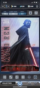 Topps Star Wars Digital Card Trader Motion Knights of Ren Kylo Ren Kinetic Award