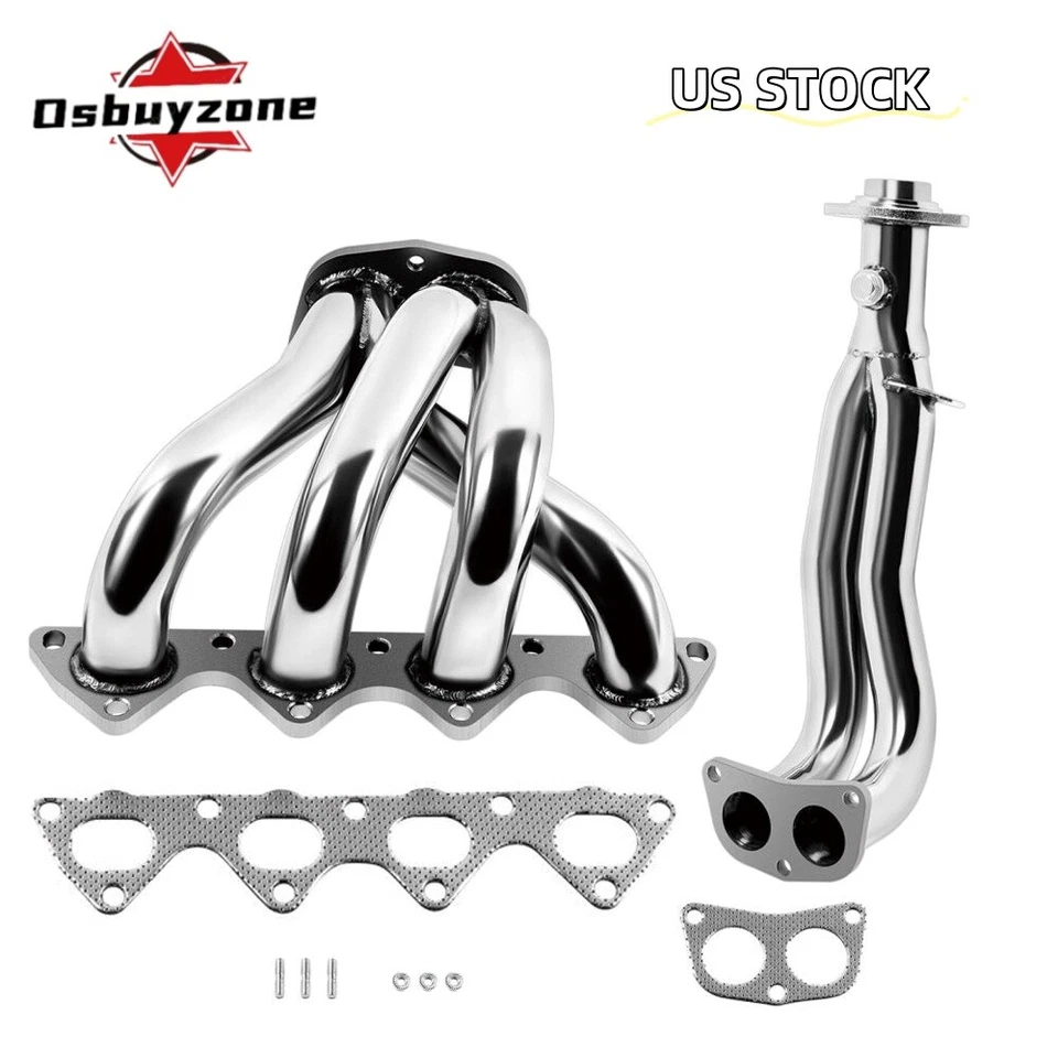 排气接头套件适用于 94-01 Acura Integra LS/RS/GS 1.8 B 系列 B16 B18 B20 美国 — 第 1/4 张图片