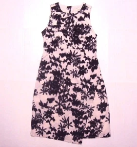 Lark & Ro Women Printed Sleeveless Asymmetric Faux Wrap Dress Floral Black XS - Picture 1 of 8