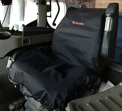 Embroidered With Kubota Logo Heavy Duty Waterproof Tractor Seat Cover  • 34.49£
