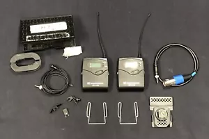 Sennheiser EW100G3 bodypack wireless kit - SK100 trans EK100 recvr - 470-516 MHz - Picture 1 of 11
