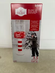 Holiday Time - Santa's Letters Weihnachten aufblasbarer Briefkasten 3,5 Fuß hoch (Neu im Karton) - Bild 1 von 3