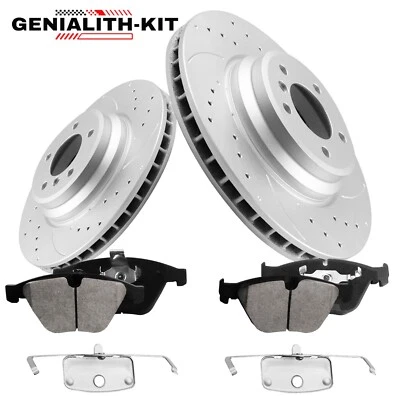 Front G-coated Brake Rotors & Pads For BMW 335d 335i 335i xDrive 335is 335xi X1 - Image 1 of 4