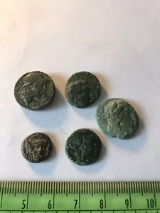 More details for ancient greek coins -5 pieces 