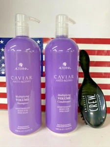 Alterna Caviar Anti Aging Volume Shampoo & Conditioner Liter & Pinsel - Bild 1 von 3