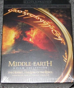 Middle-Earth 6-Film Collection - 4K Ultra HD + Blu-ray - Brand New and Sealed - Picture 1 of 3