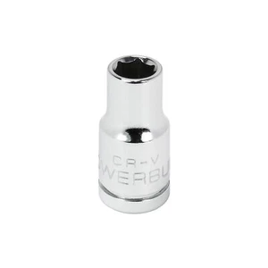 Unidad Powerbuilt de 1/4 de pulgada x 6 mm 6 puntos enchufe poco profundo - 648283 - Imagen 1 de 5