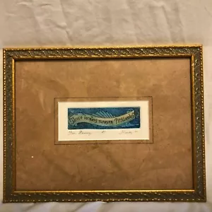 D.B. Harvey Radierung Draco Dormiens Nunquam Titillandus SIGNIERT 2001 - Bild 1 von 10