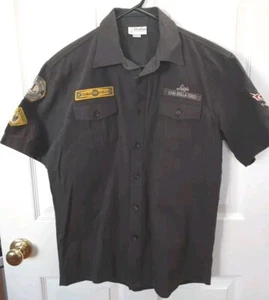 Disney California Adventure Luigi’s Flying Tires Shirt Carsland Black Size S - Picture 1 of 9
