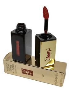 YSL Rouge Pur Couture Vernis A Levres Glossy Stain #29 Rose Fourreau - Picture 1 of 2