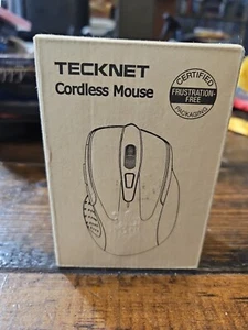 Tecknet Wireless Optical Mouse M003 Grey ***NEW UNOPENED*** - Picture 1 of 5