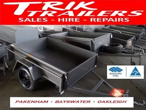 6x4 Heavy Duty 15 inch deep side box trailer - Picture 1 of 2