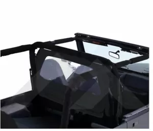 Windbreaker Black Diamond for Jeep CJ Wrangler TJ YJ 1976-2006 - Foto 1 di 5