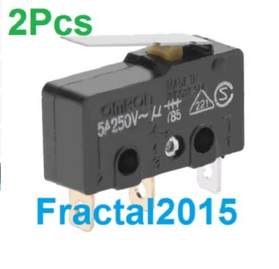 2Pcs 5A 250v SS-5GL OMRON Mikroschalter, Serie Ss, Wechsler, Zum Schweißen - Bild 1 von 2