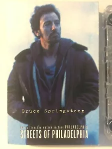 Bruce Springsteen Streets Of Philadelphia RARE Australian Card Cassette Single - Picture 1 of 3