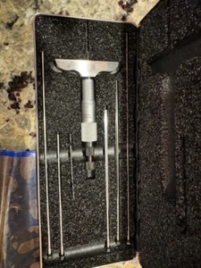Machinist Tools Starrett 0-6 Inch Depth Mic - Picture 1 of 7