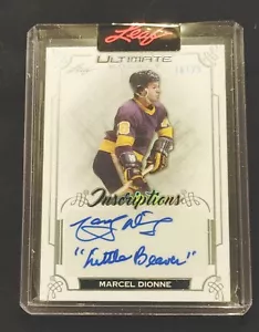 2023 Leaf Ultimate Hockey - Inschriften Auto - Autogramm - Marcel Dionne #16/25 - Bild 1 von 3