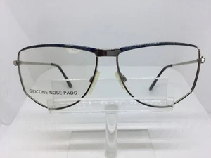 1980's Sophia Loren Beau Rivage Eyeglasses Sunglasses Large Silver Metal Ladies - Picture 1 of 6