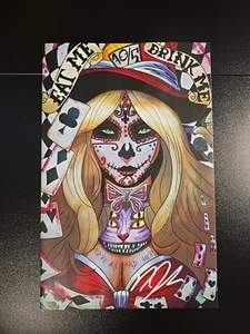 Alice Never After #1 Sugar Skull Remark & Signed by NateMadeIt Ltd 500 w/COA 🔥 - Picture 1 of 7
