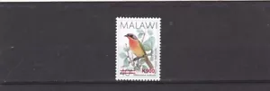 Malawi red overprint mnh stamp Bird K900 low position Bush-shirke 2018 - Picture 1 of 1