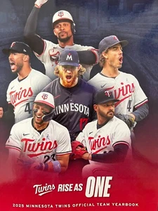 2025 MINNESOTA TWINS YEARBOOK MLB PROGRAM CHAMPIONS BASEBALL WORLD SERIES? - Picture 1 of 1